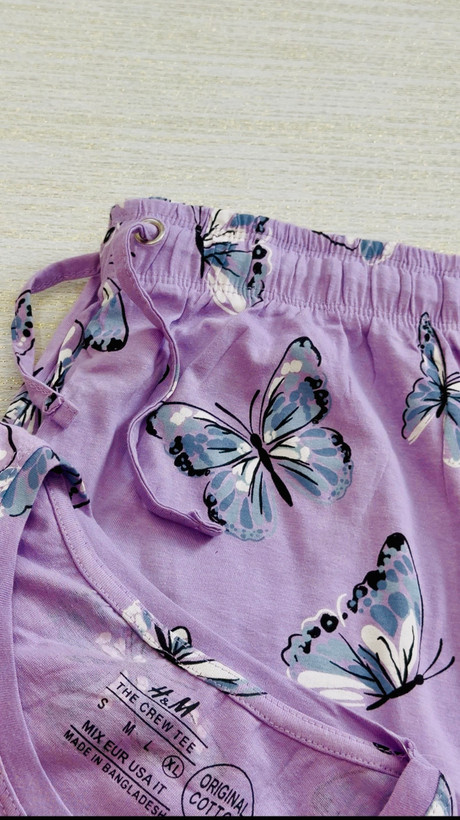 تیشرت و شلوار h&m وارداتی 🦋